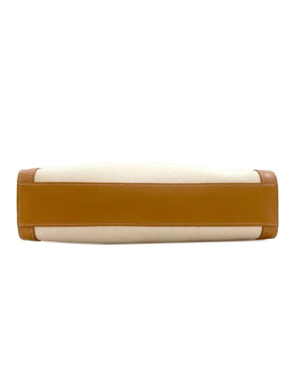 Celine Vertical Cover 2-Way Handbag Canvas Calf